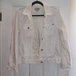 White Jean Jacket